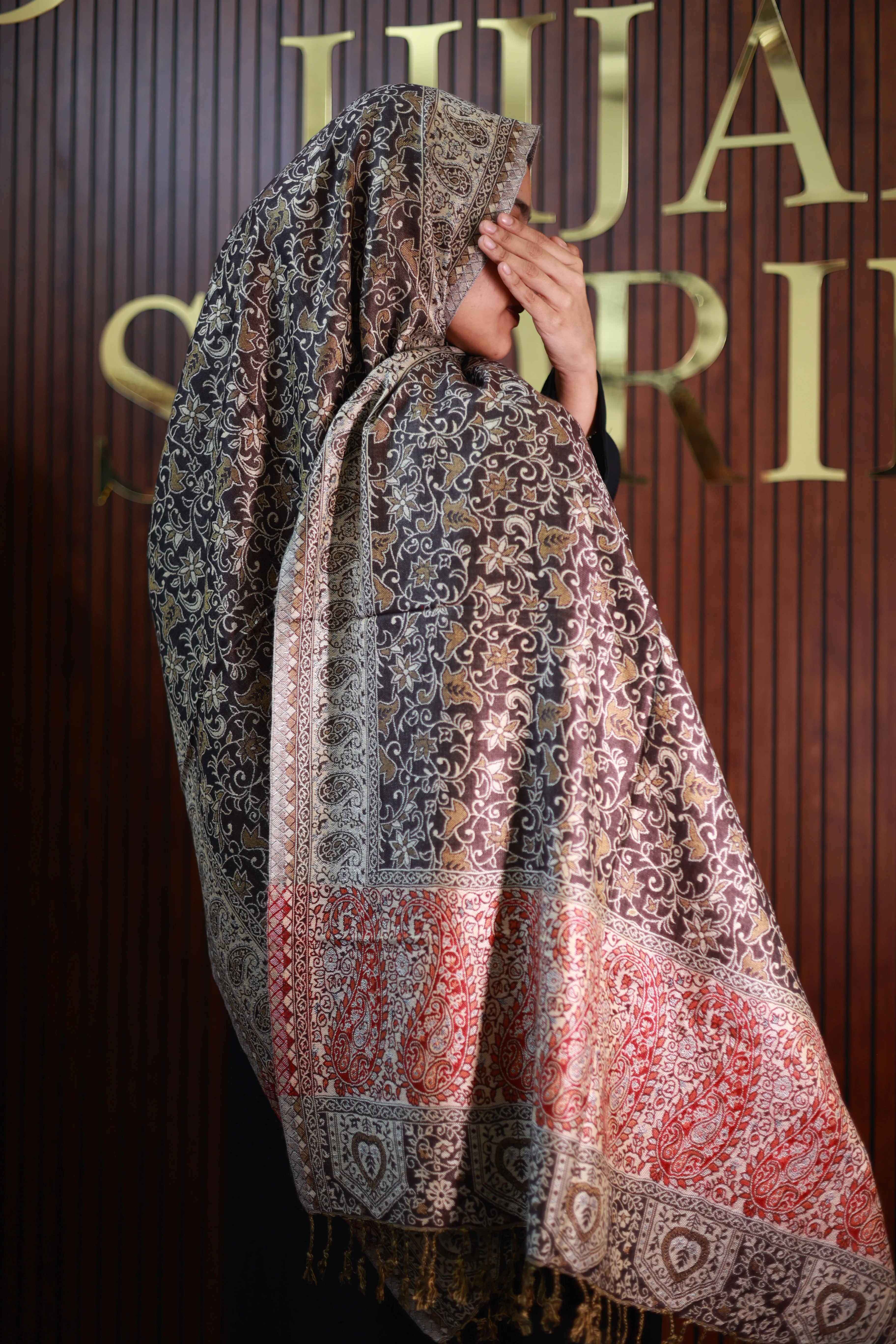 005 Premium Woven Pashmina Shawl Wrap Scarf