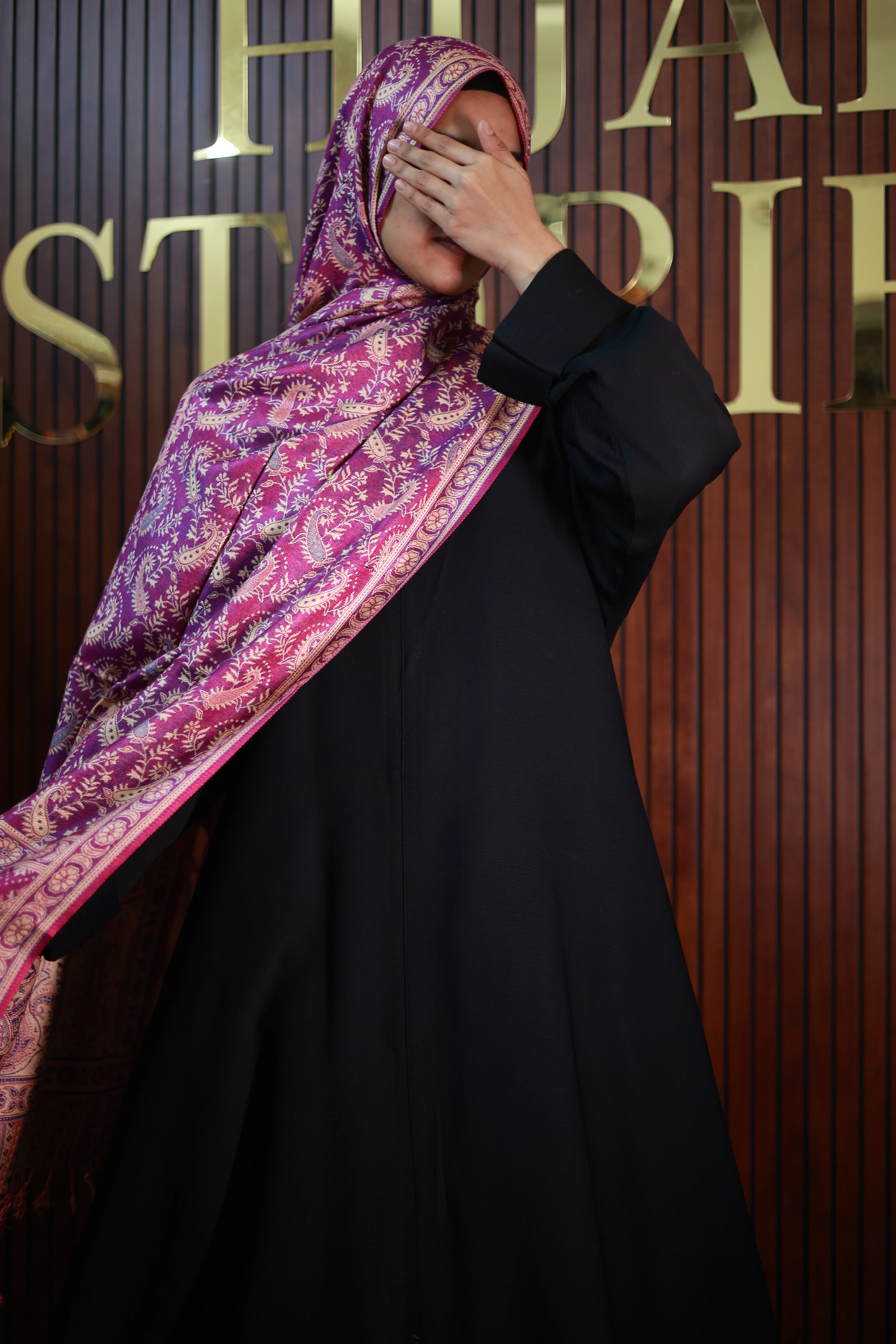 027 Premium Woven Pashmina Shawl Wrap Scarf - Image 2