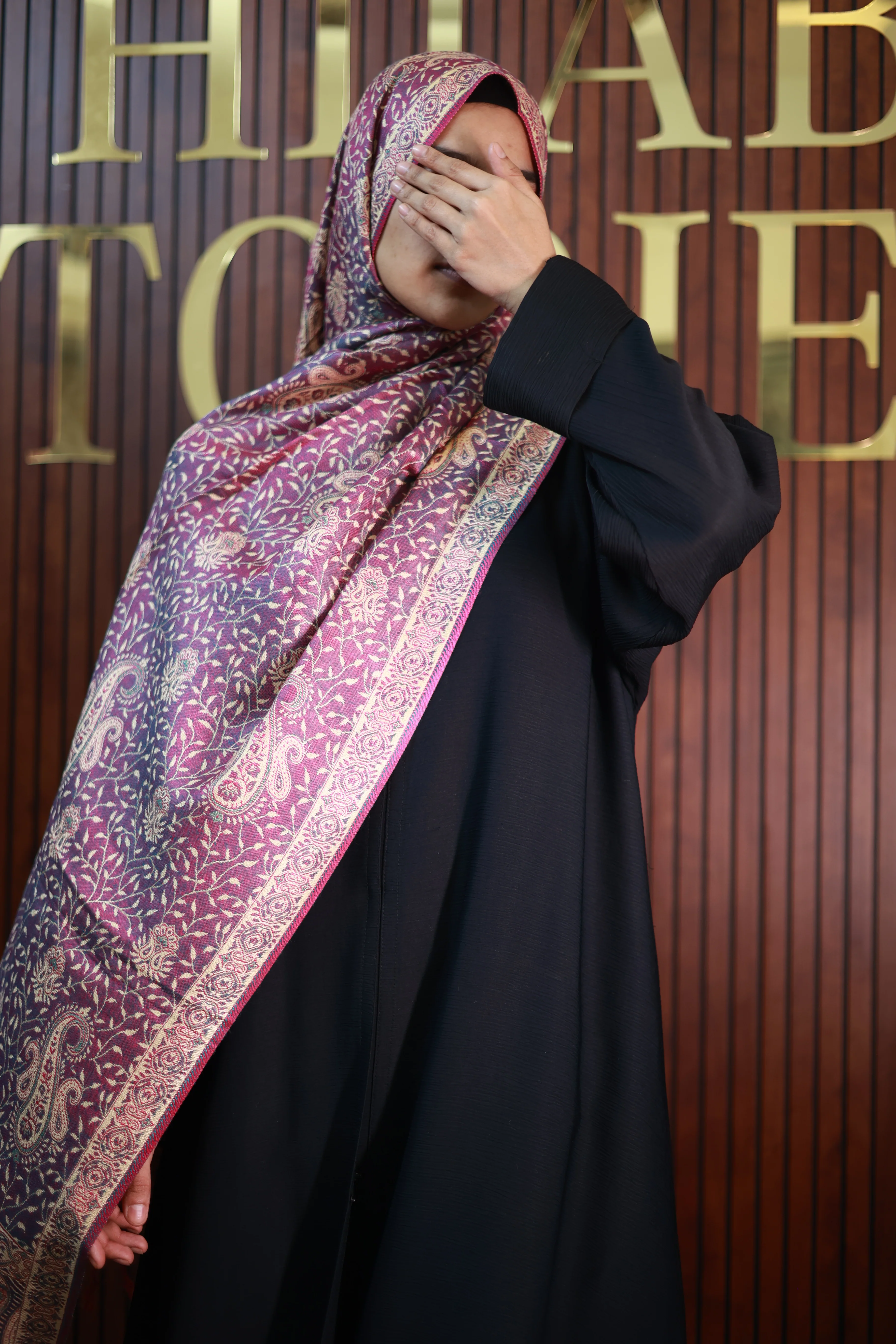 049 Premium Woven Pashmina Shawl Wrap Scarf - Image 2