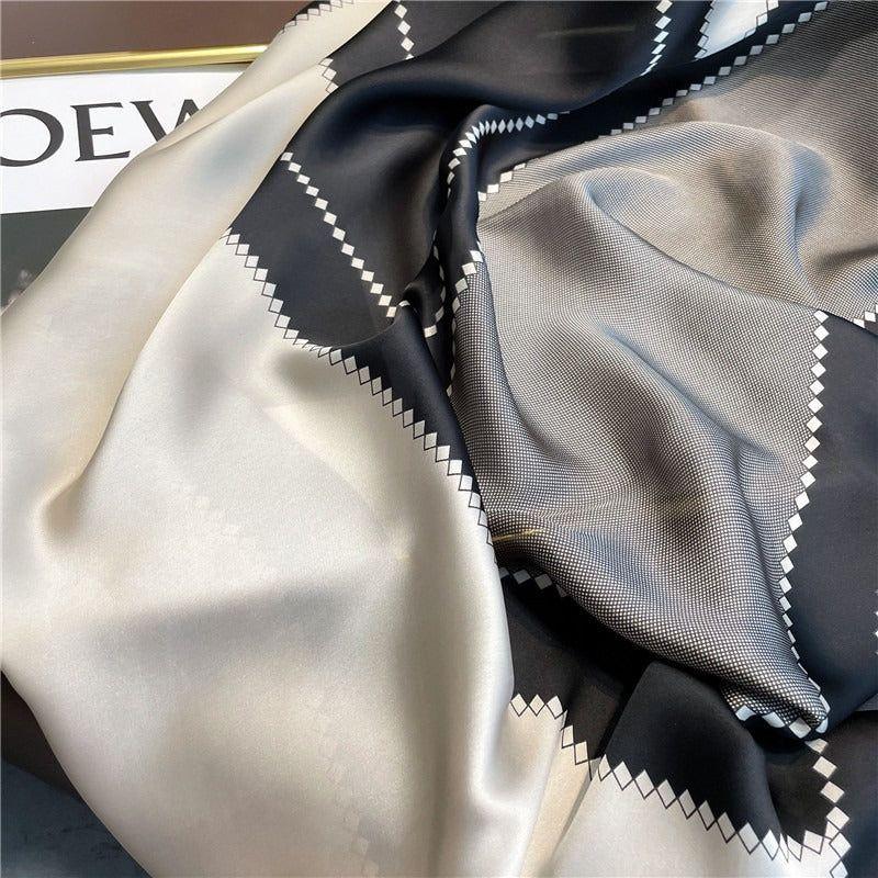 Constellations Printed Silk Scarf - Image 3