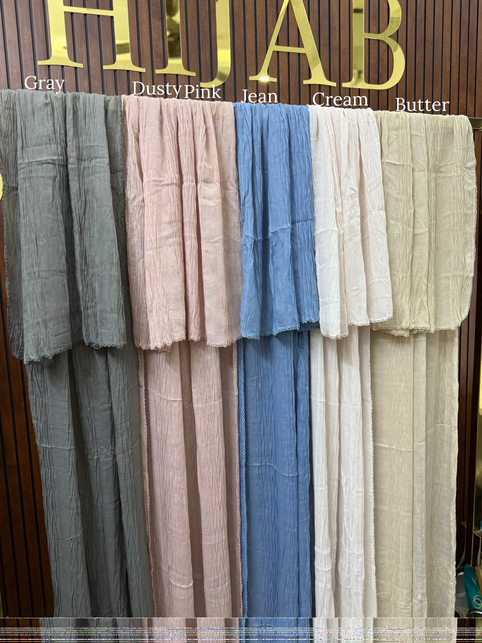 Cotton Crochet Hijabs Winter Edition 25' - Image 2