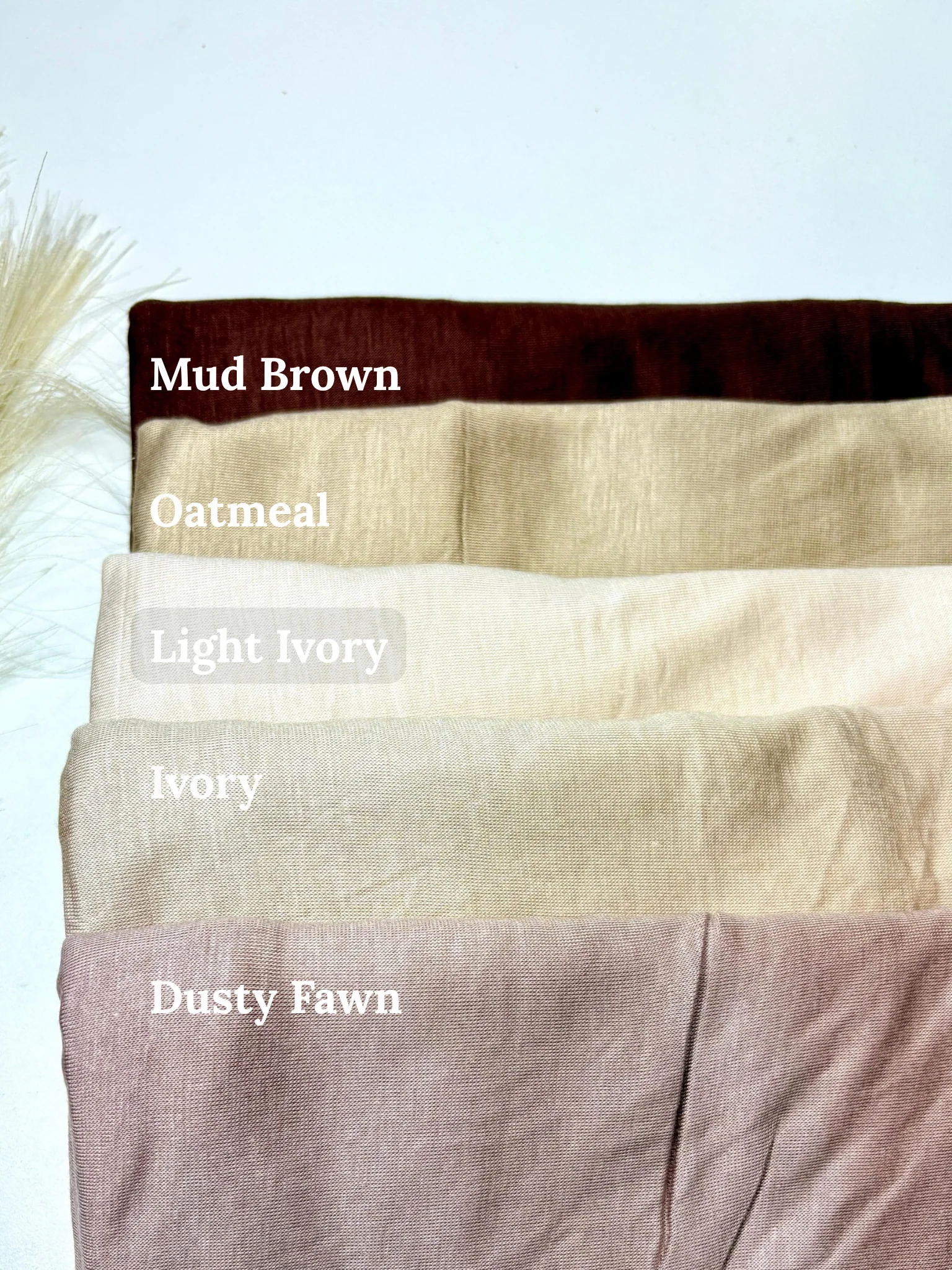 Cotton Jersey Hijabs Monsoon Edition 25' - Image 5