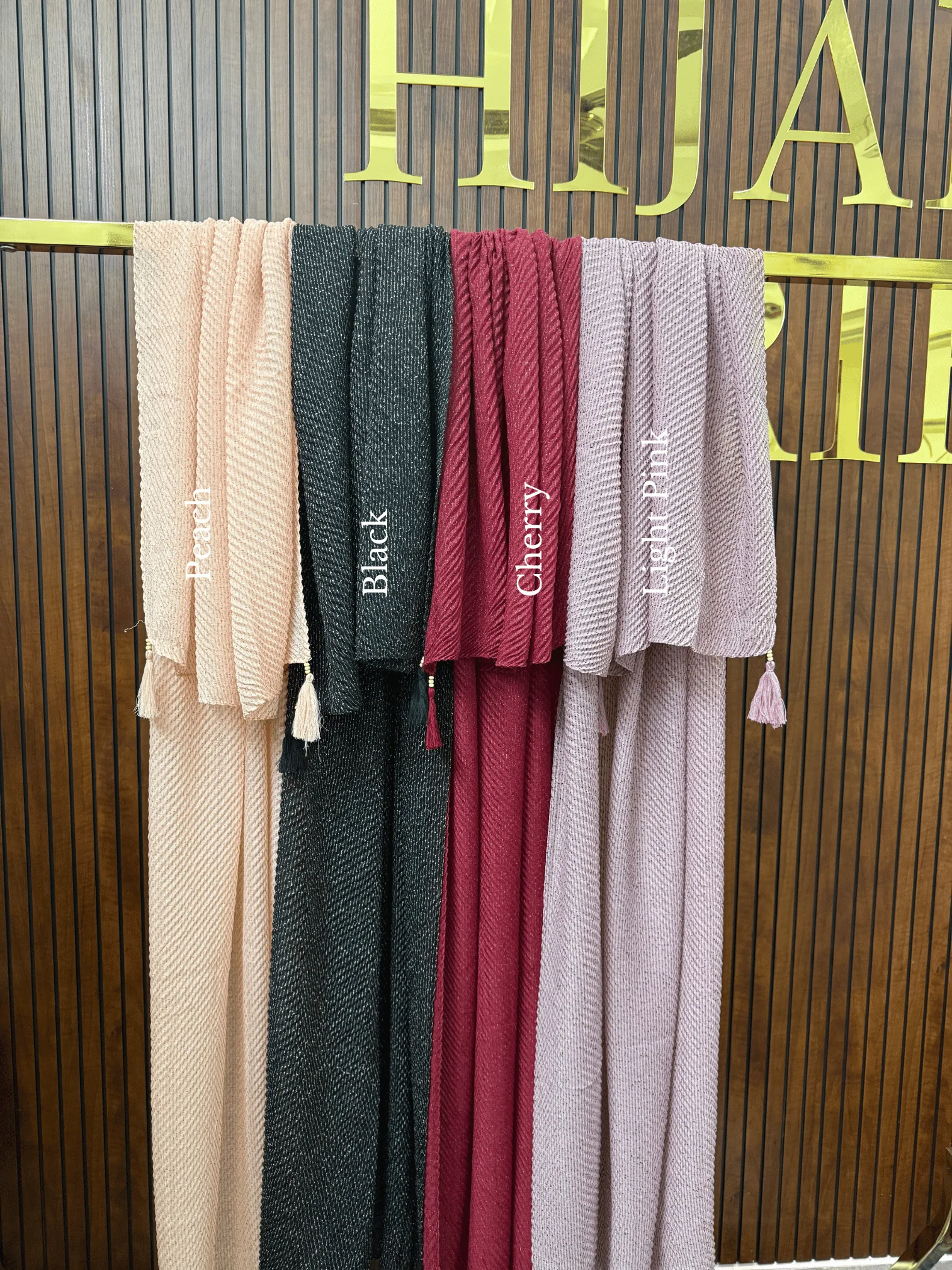 Cotton Pleated Textured Hijabs - Image 3