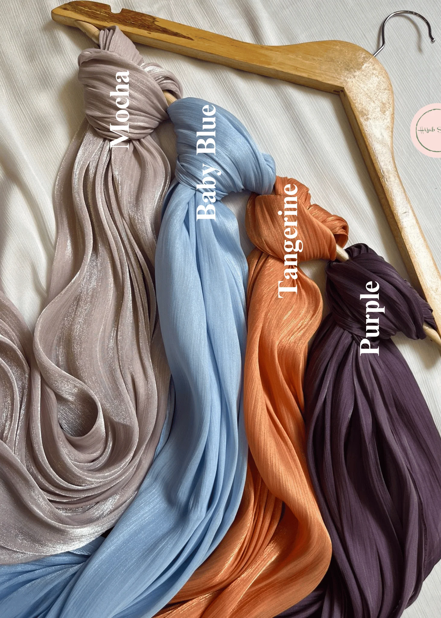Crush Organza Shimmer Hijabs - Image 3
