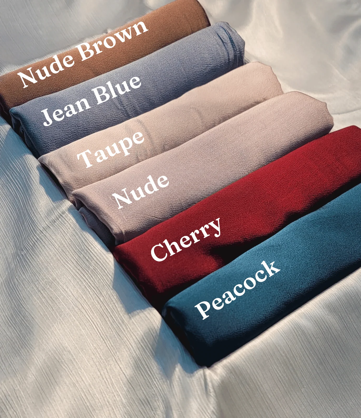 Imported Bubble Satin Hijabs - Image 5