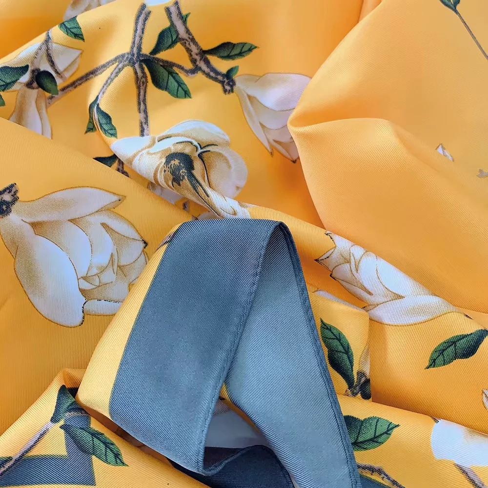 Mango Autumn Leaf Printed Square Scarf - Image 2