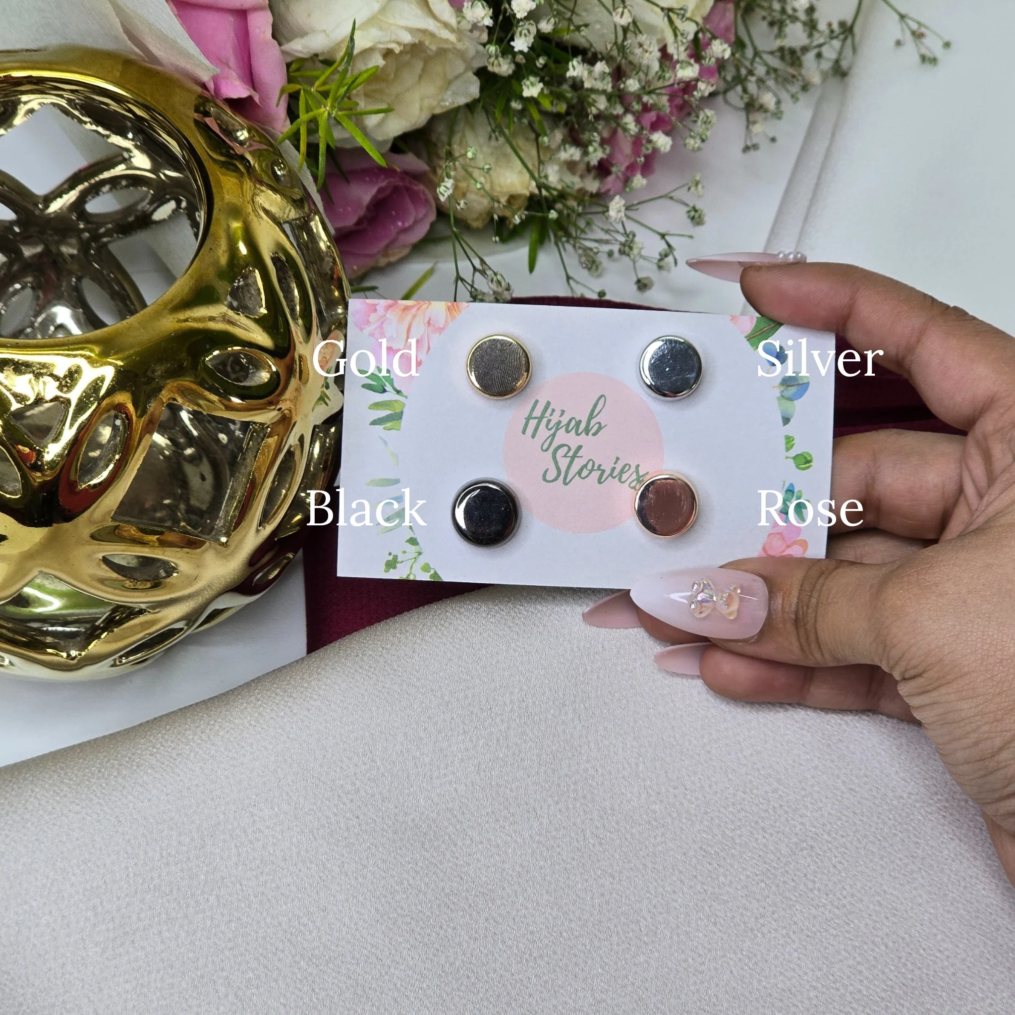 Metallic Hijab Magnet - Image 2