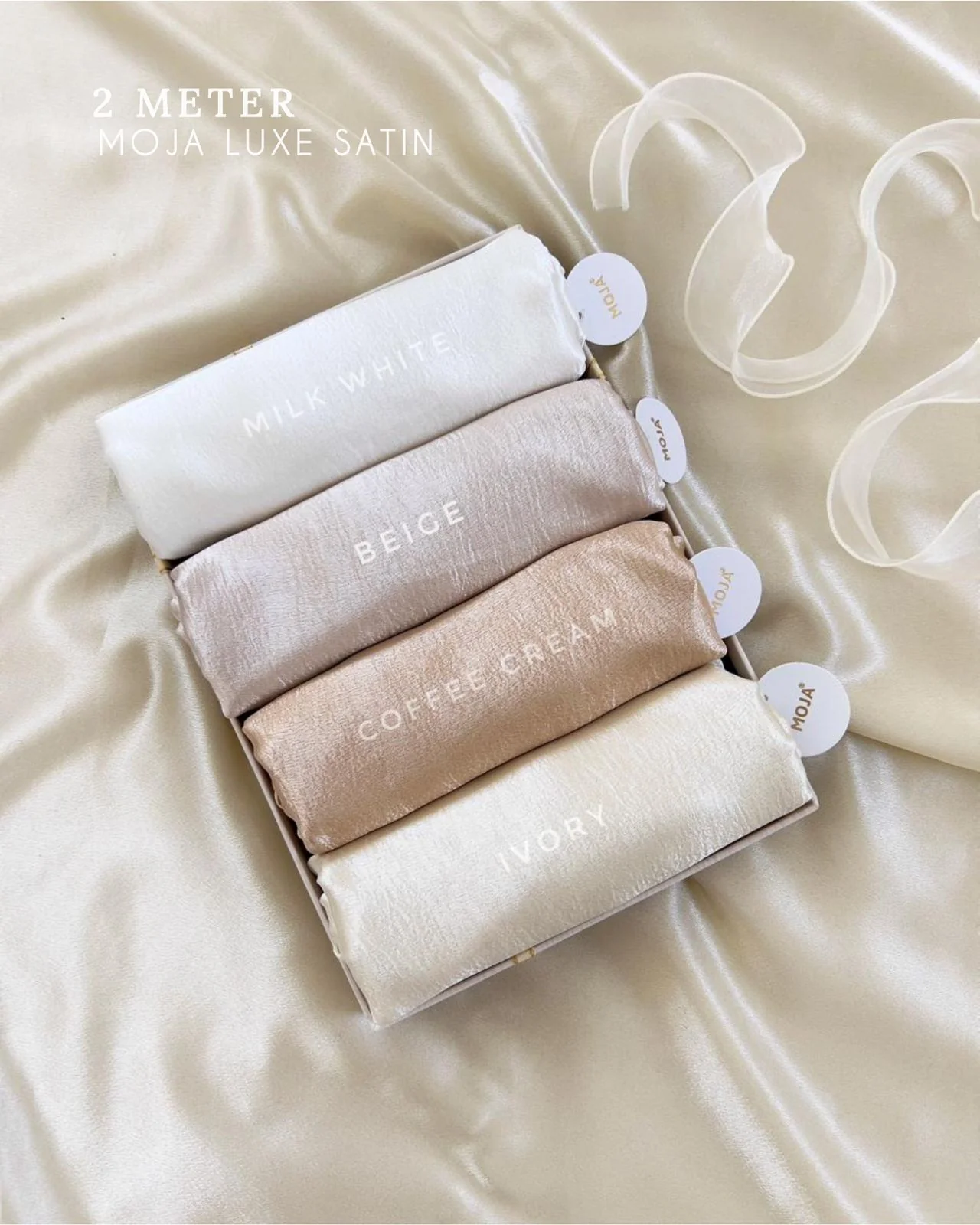 MOJA Luxe Satin 2 Meters Hijabs - Image 4