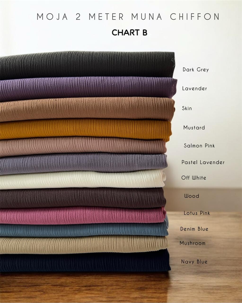 MOJA Muna Chiffon Hijabs - Image 3