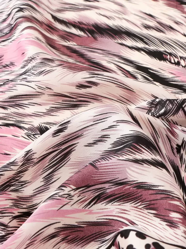 Pink Wild Square Scarf - Image 3