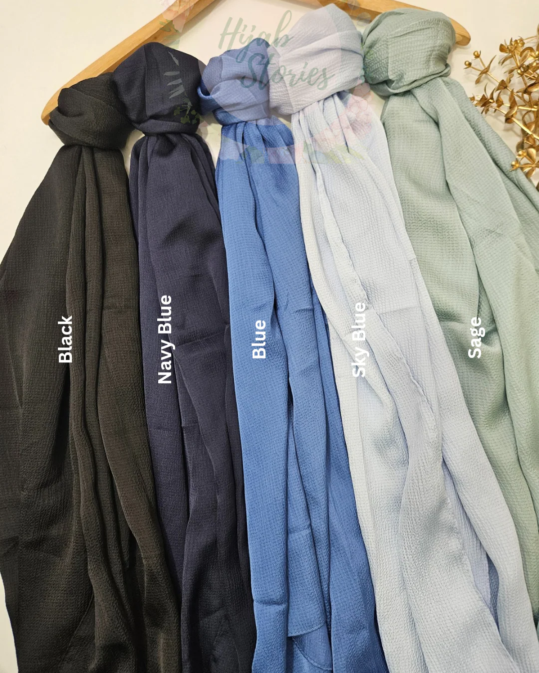 Premium Bubble Satin Hijabs - Image 3