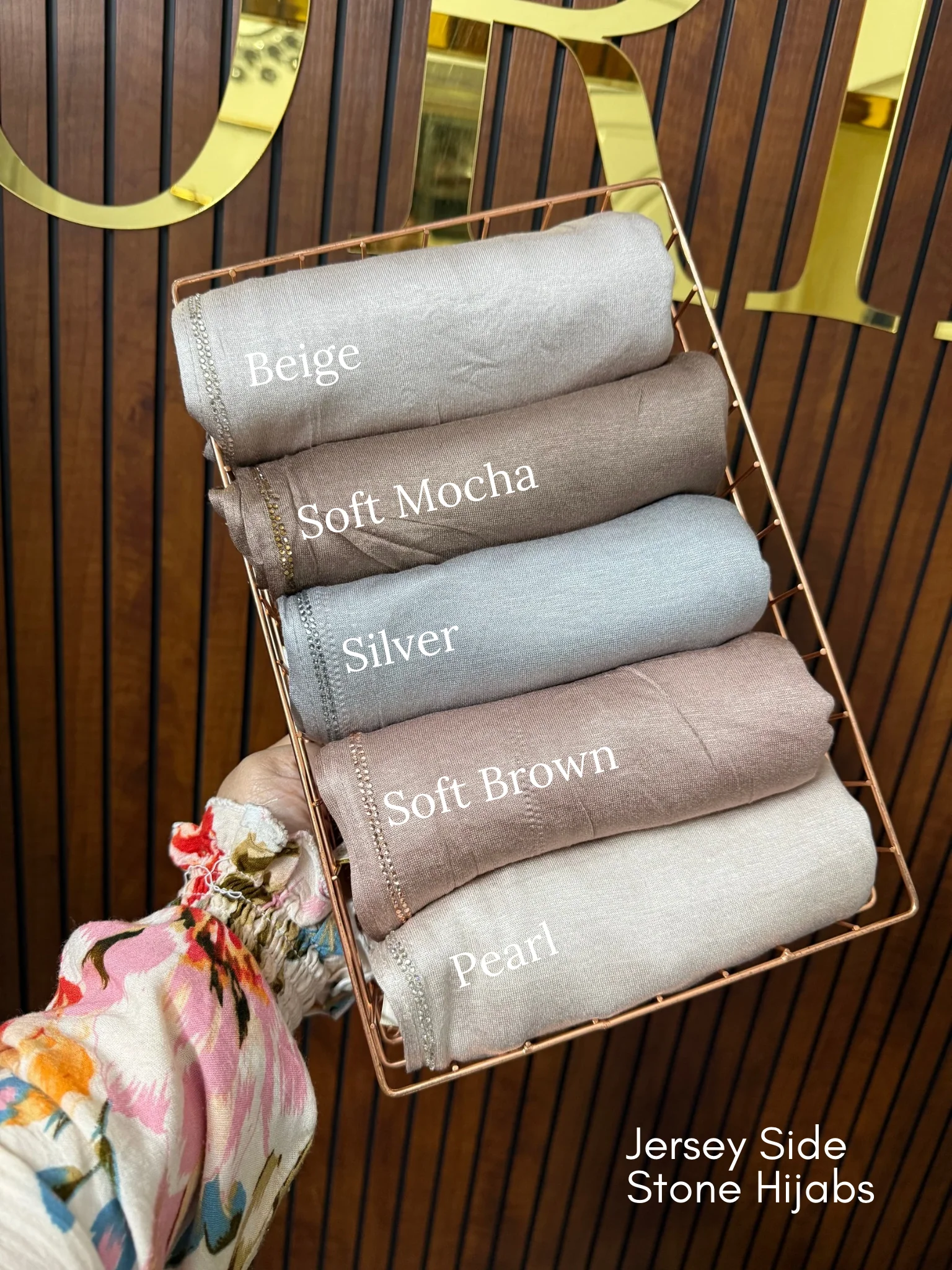 Premium Jersey Side Stone Hijabs - Image 3