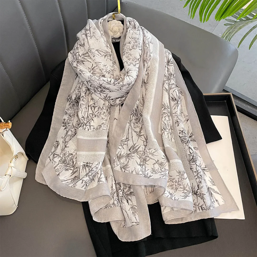 Silver Spring Printed Summer Edition 26’ Viscose Scarf