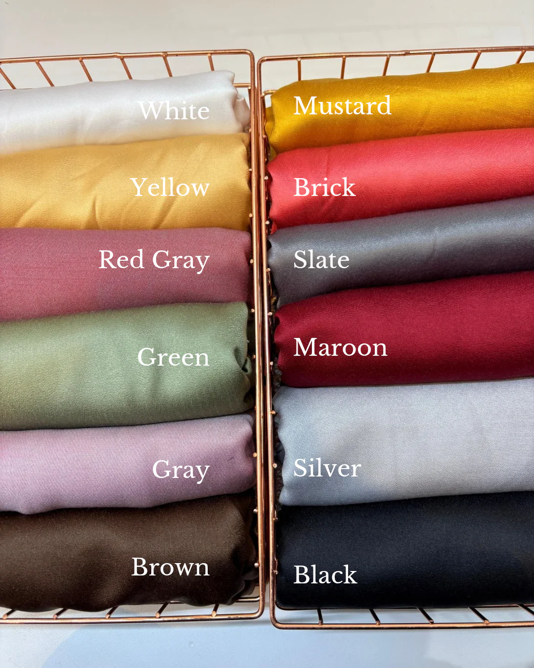 Soft Cotton Satin Hijab - Image 2