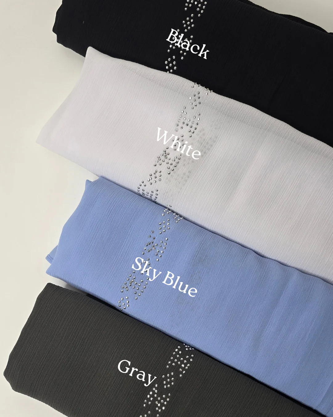 Stone Muna Chiffon Hijabs - Image 3