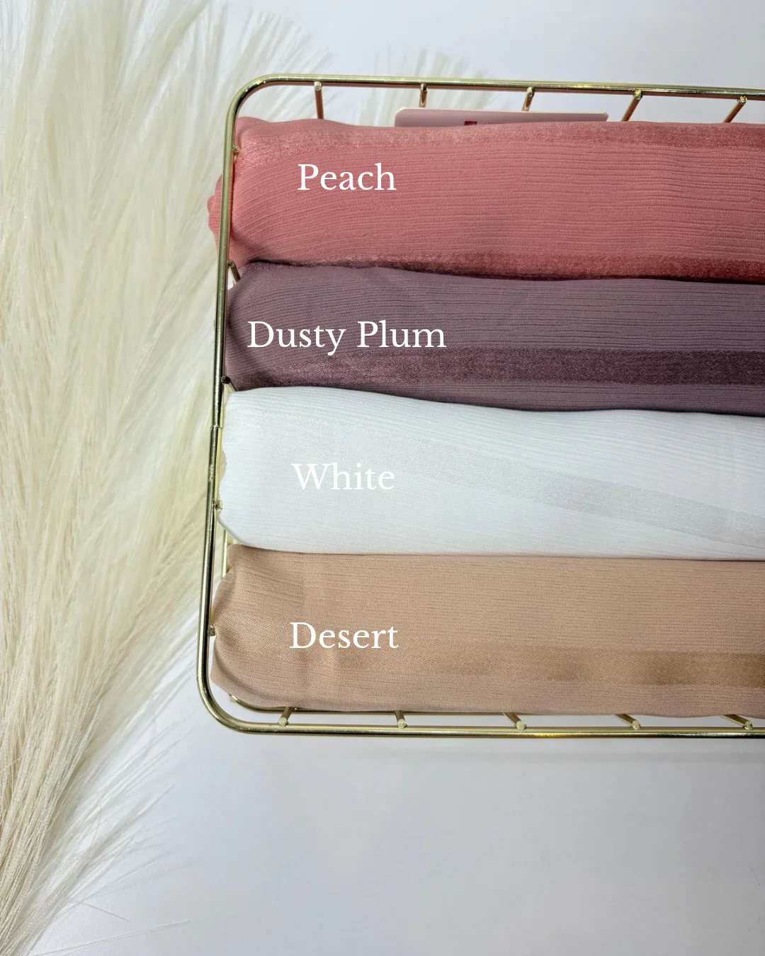 Striped Muna chiffon Hijabs - Image 3