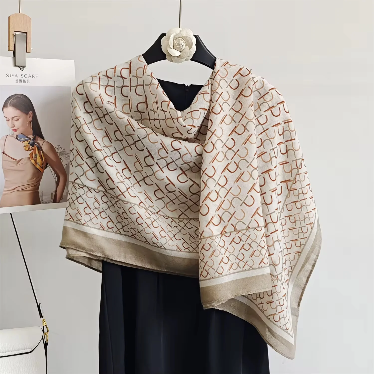 Tara Printed Viscose Scarf