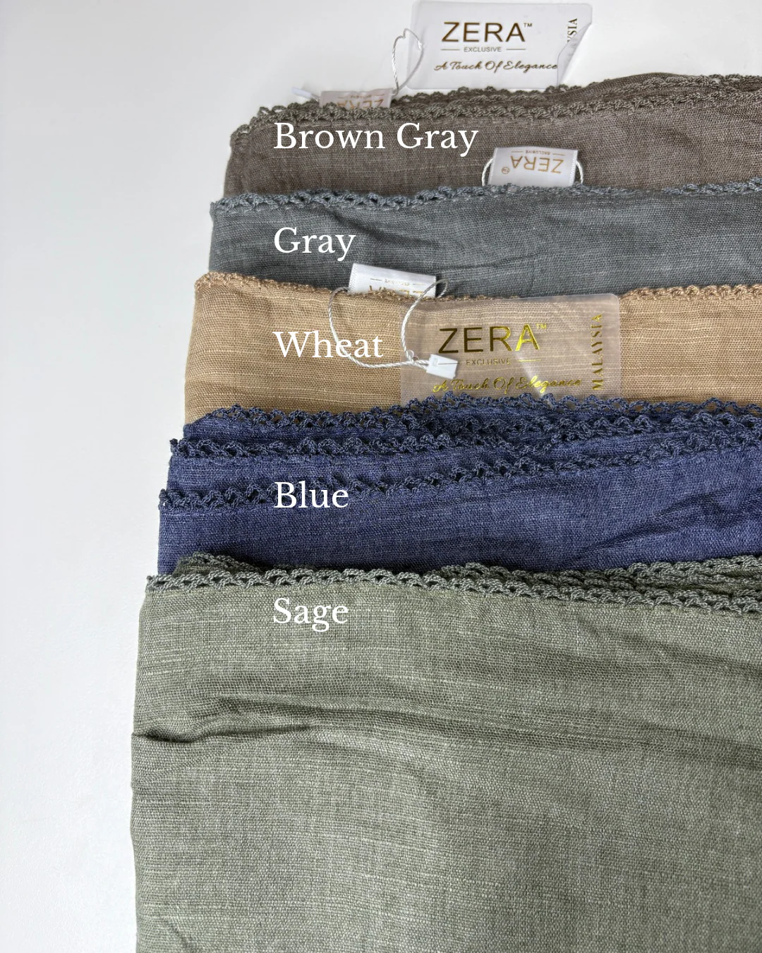 Zera Cotton Crochet Hijabs - Image 4